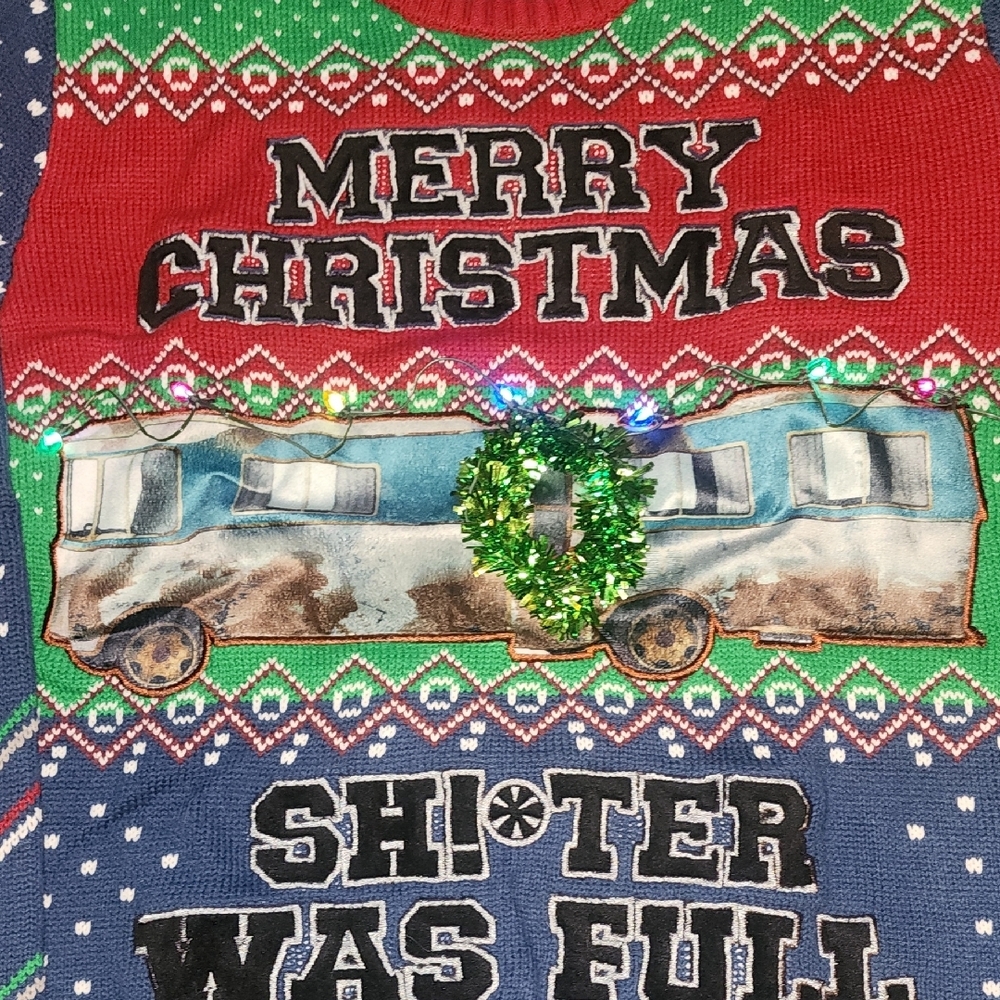 National Lampoons Christmas Vacation Holiday Sweater. Size: M